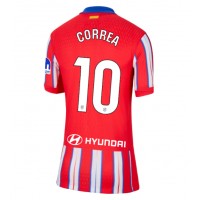 Atletico Madrid Angel Correa #10 Hjemmebanetrøje Dame 2024-25 Kortærmet